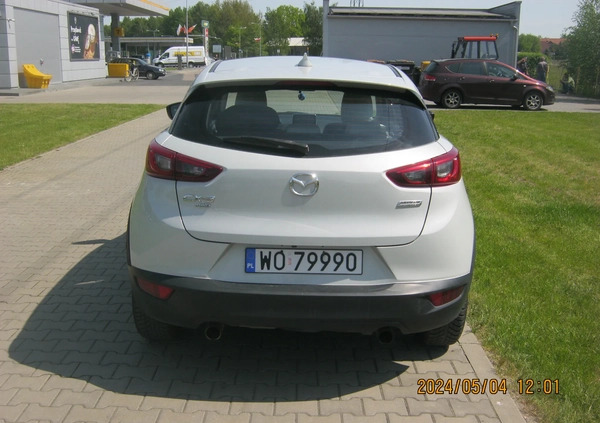 Mazda CX-3 cena 66900 przebieg: 77065, rok produkcji 2017 z Ostrołęka małe 172